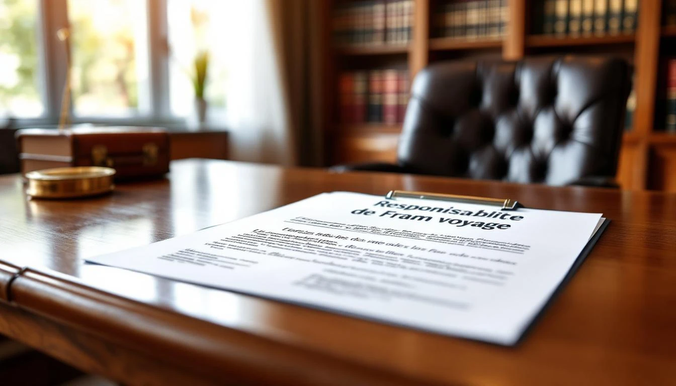 Responsabilité de Fram voyage : cas pratiques et jurisprudence