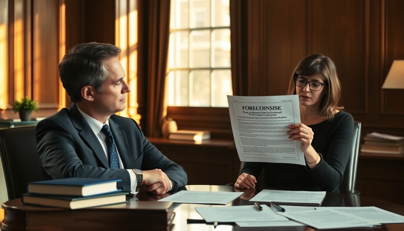 Pourquoi un avocat peut vous aider avec une dette forclose